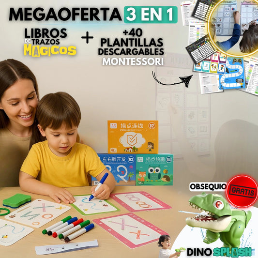 Libros de Trazos Magicos – Aprende Jugando, Escribe con Confianza